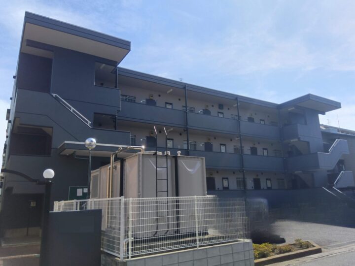 越谷市 Eマンション様|外壁塗装・長尺シート