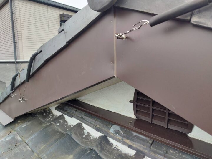 【破風板】板金板取付け