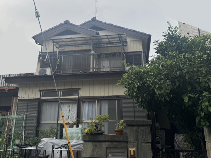 吉川市　H様邸│外壁塗装・破風板板金工事