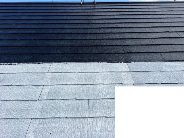 【屋根】中塗り後