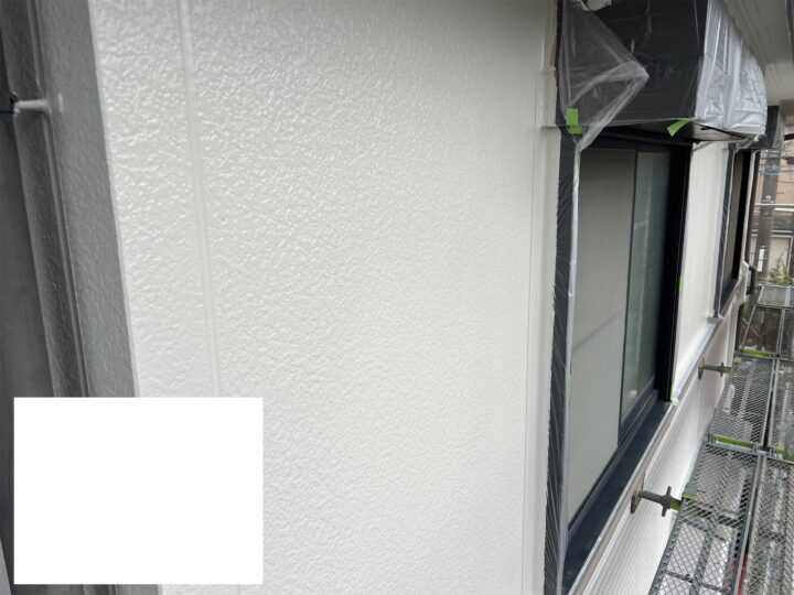 【外壁】2階 中塗り後