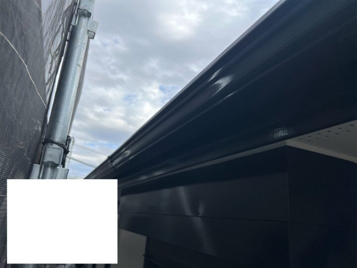 【付帯部】軒樋施工後