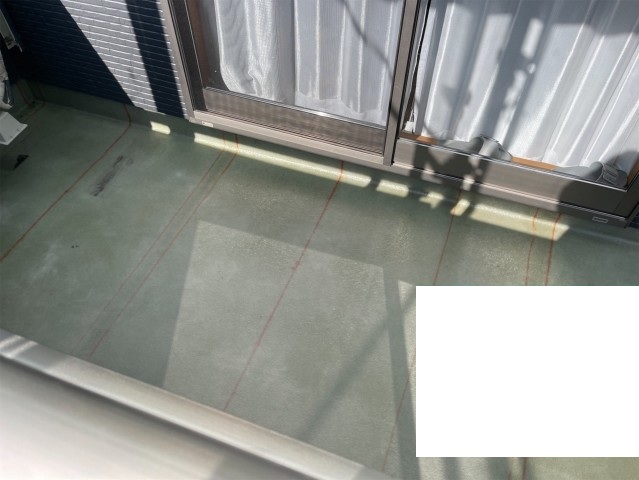 【ベランダ】中塗り