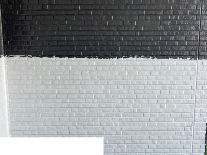 【外壁】中塗り施工中