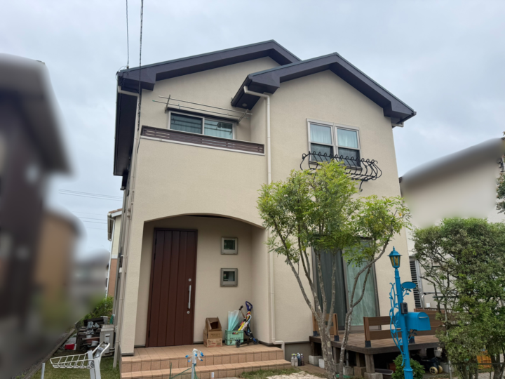 常総市　K様邸│外壁・屋根塗装工事