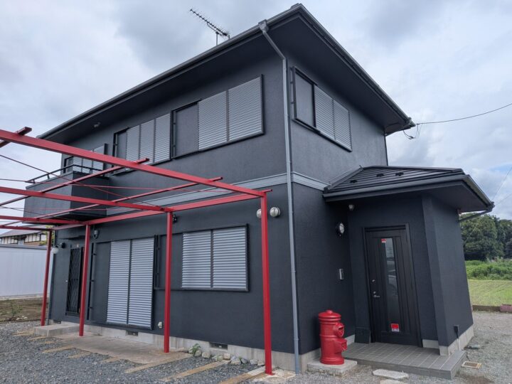 坂東市　K様邸│外壁塗装・屋根カバー工法