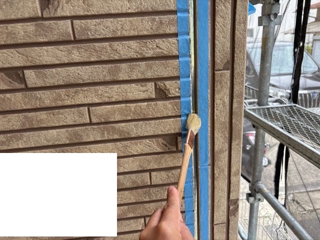 【シーリング】プライマー塗布